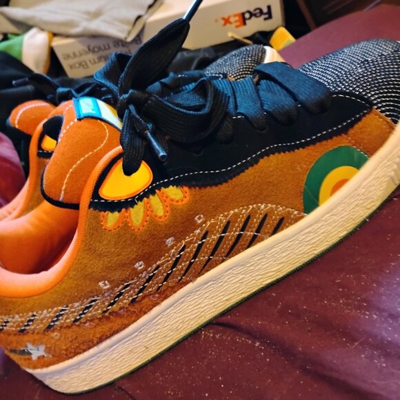 Men's Size 12 Puma Suede Dia De Los Meurtres Day Of Dead Limited Edition Shoes - Picture 6 of 9